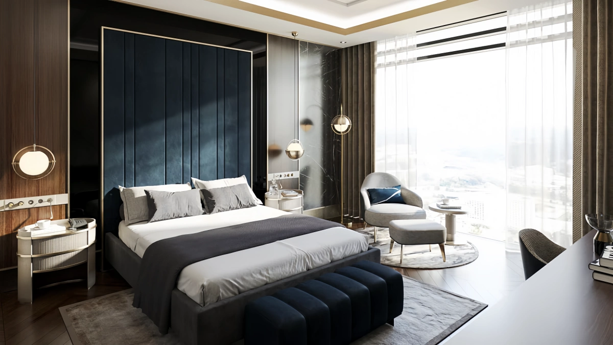 CenSo HOME Midnight Luxe Retreat hotel bedroom furniture