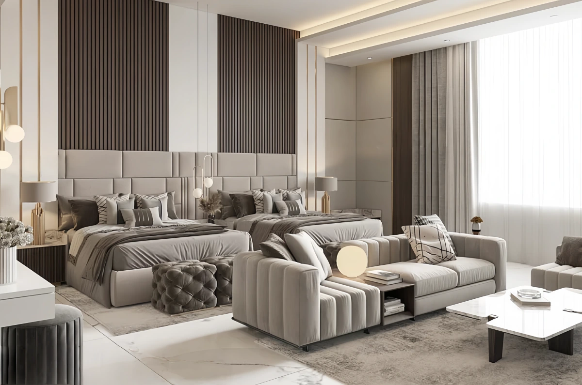 CenSo HOME Modern Twin Elegance hotel bedroom furniture