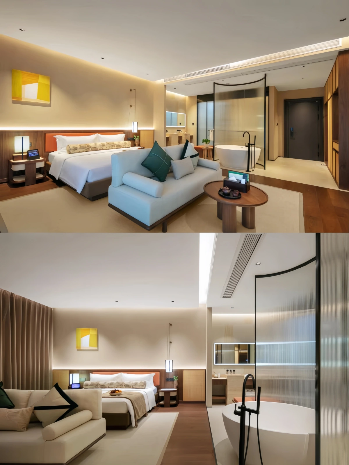 Censo Home Open-Concept Luxury with Spa Integration Hotel Bedroom Design