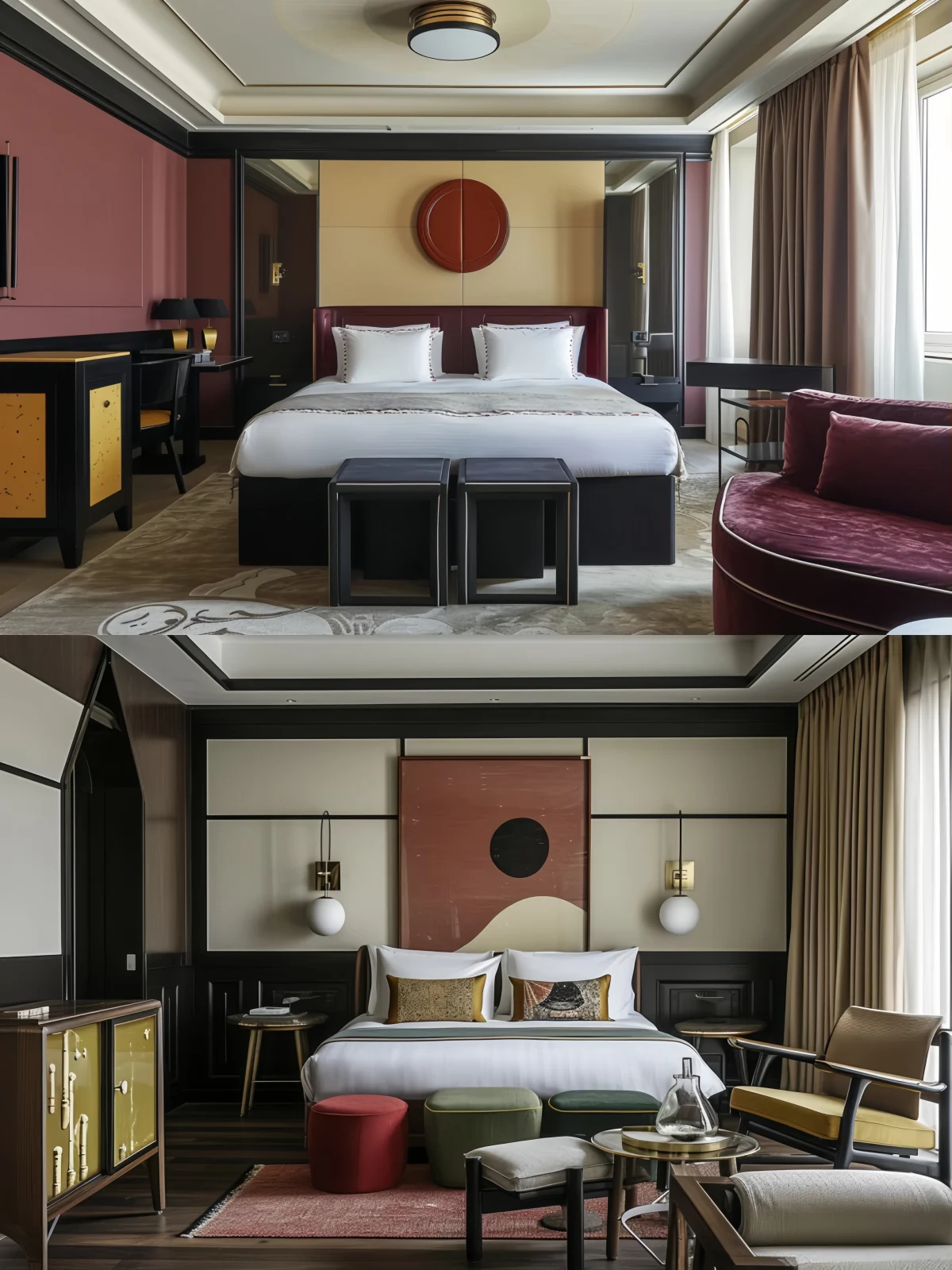 CenSo Home Art Deco Fusion Elegance hotel bedroom furniture