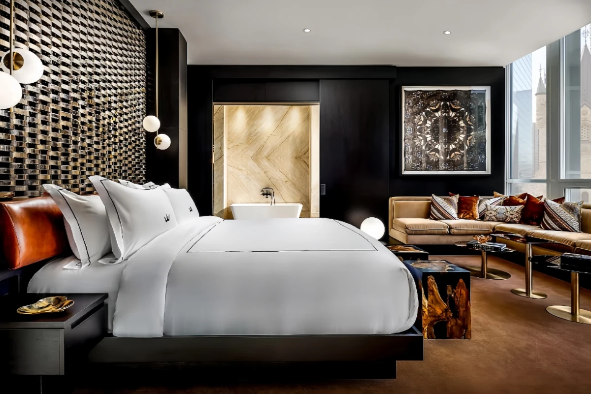 CenSo Home Bold Luxury with Textured Accents hotel bedroom furniture