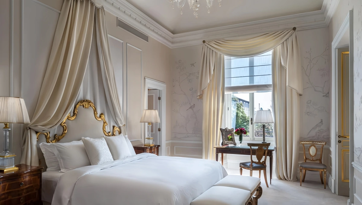 CenSo Home Classic Elegance with Draped Accents hotel bedroom furniture