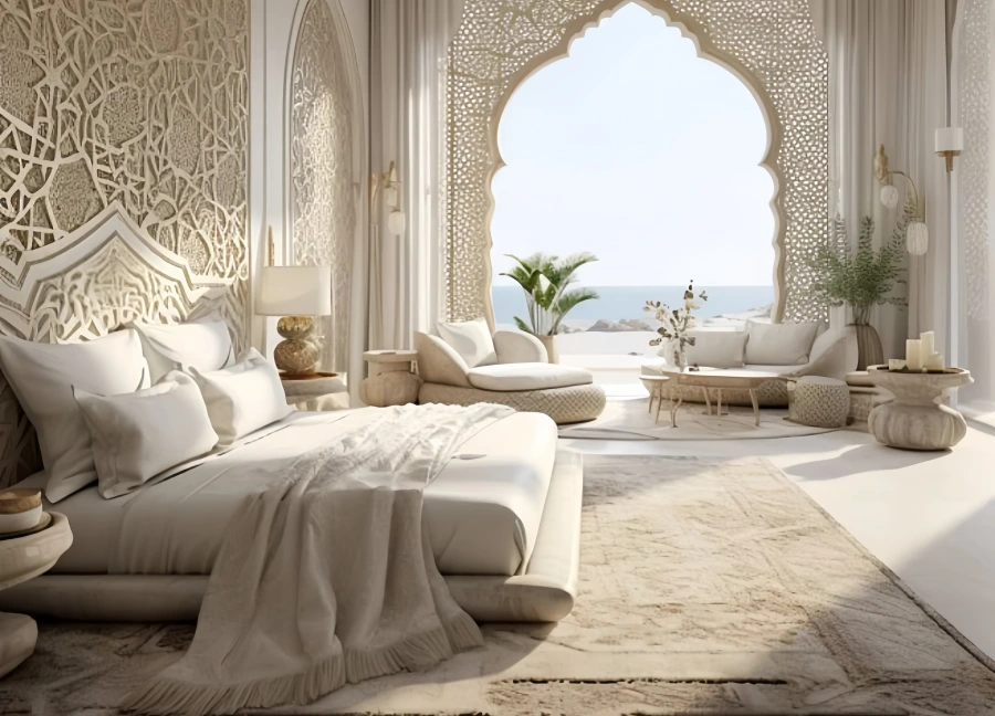 CenSo Home Exotic Tranquility with Moroccan Charm hotel bedroom furniture