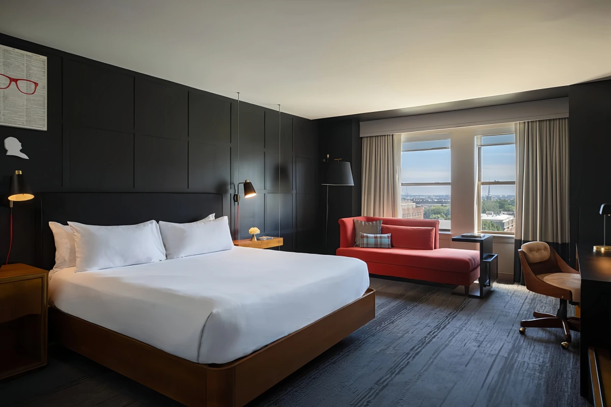 CenSo Home Modern Minimalism with a Bold Pop hotel bedroom furniture
