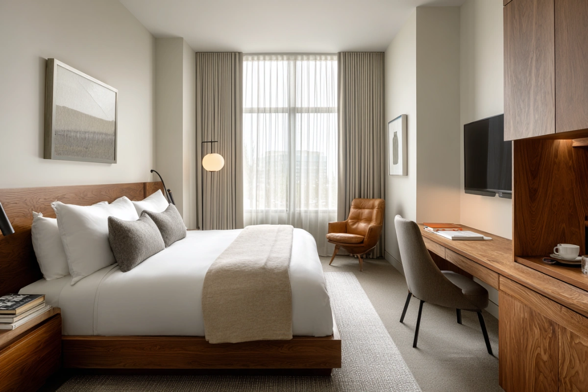 Fresh Accents Hotel Room Design