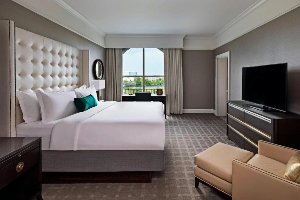 Timeless Luxury with Classic Accents Hotel Room Design