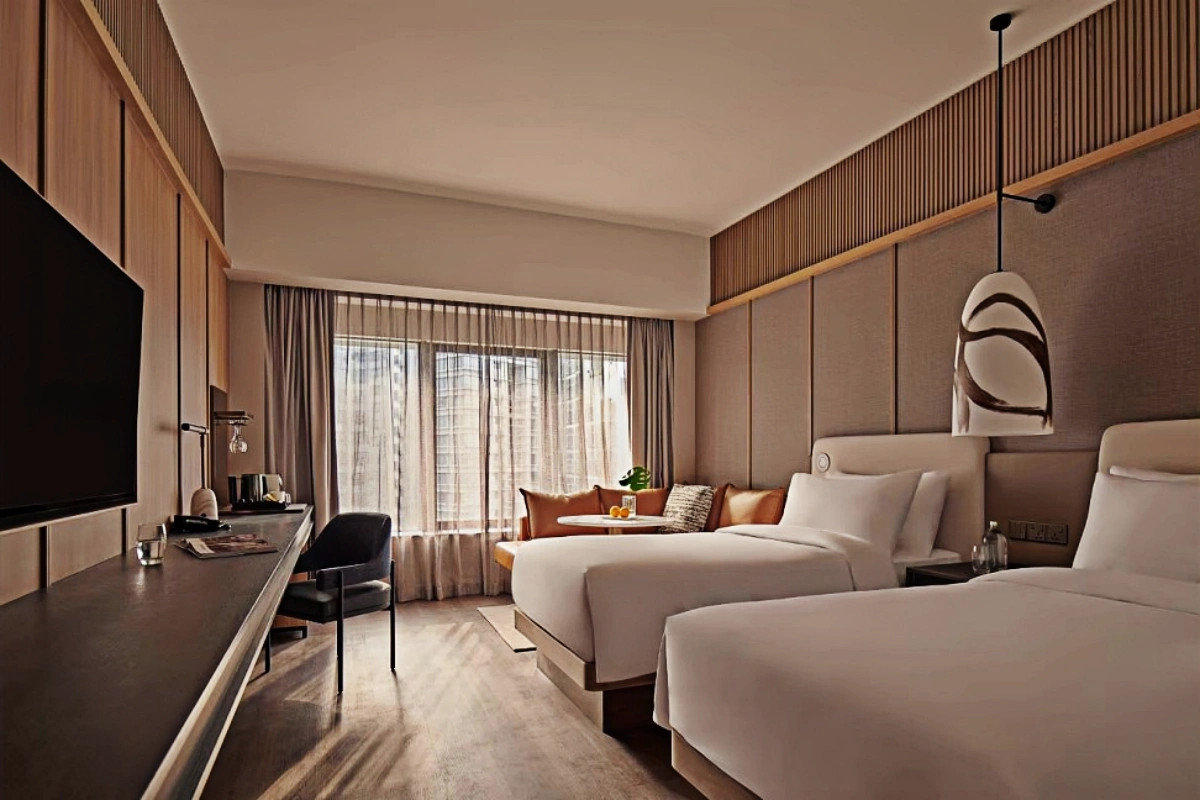 Minimalist Warmth Hotel Room Design