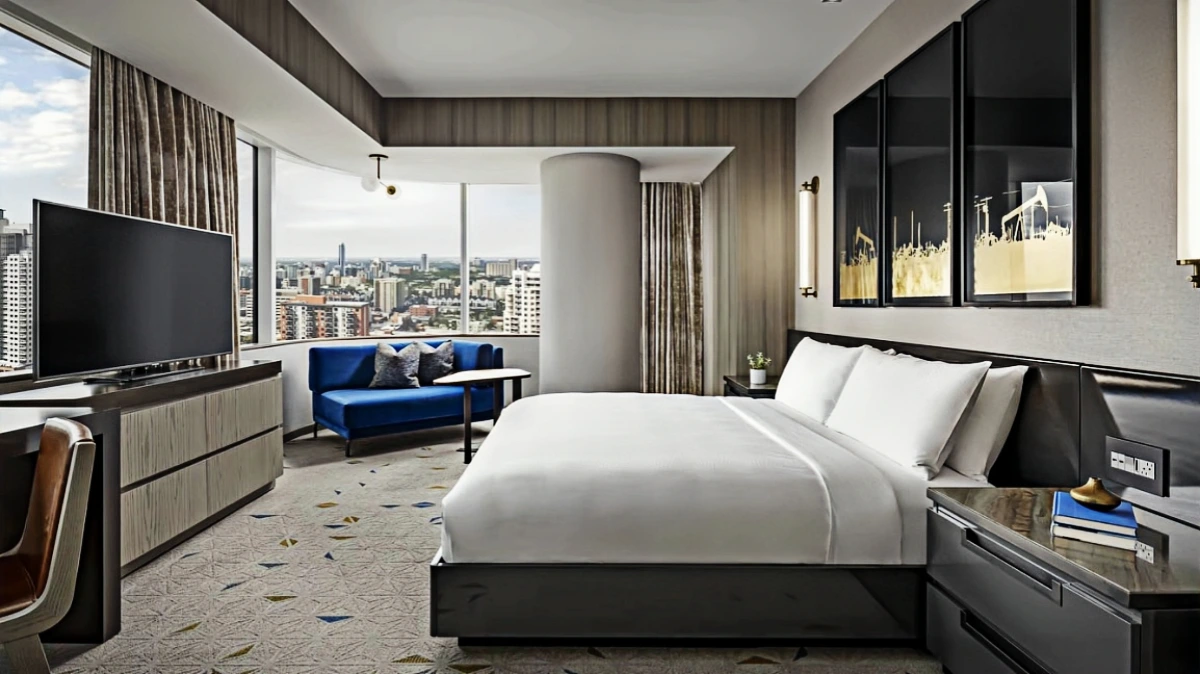 Skyline Sophistication Hotel Room Design