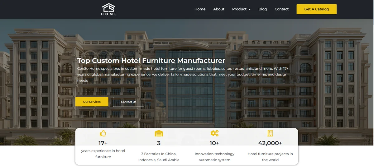 Top Custom China Hotel Furniture Manufacturer