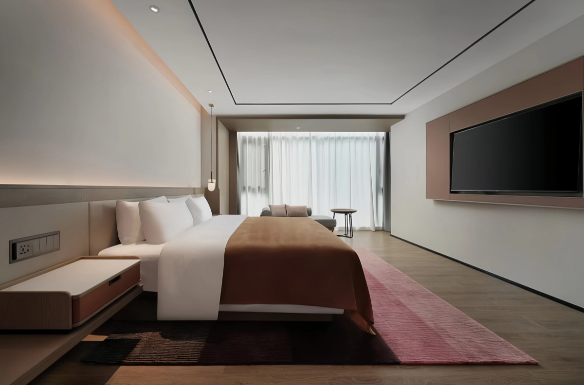 CenSo Home Hotel bedroom with Textures