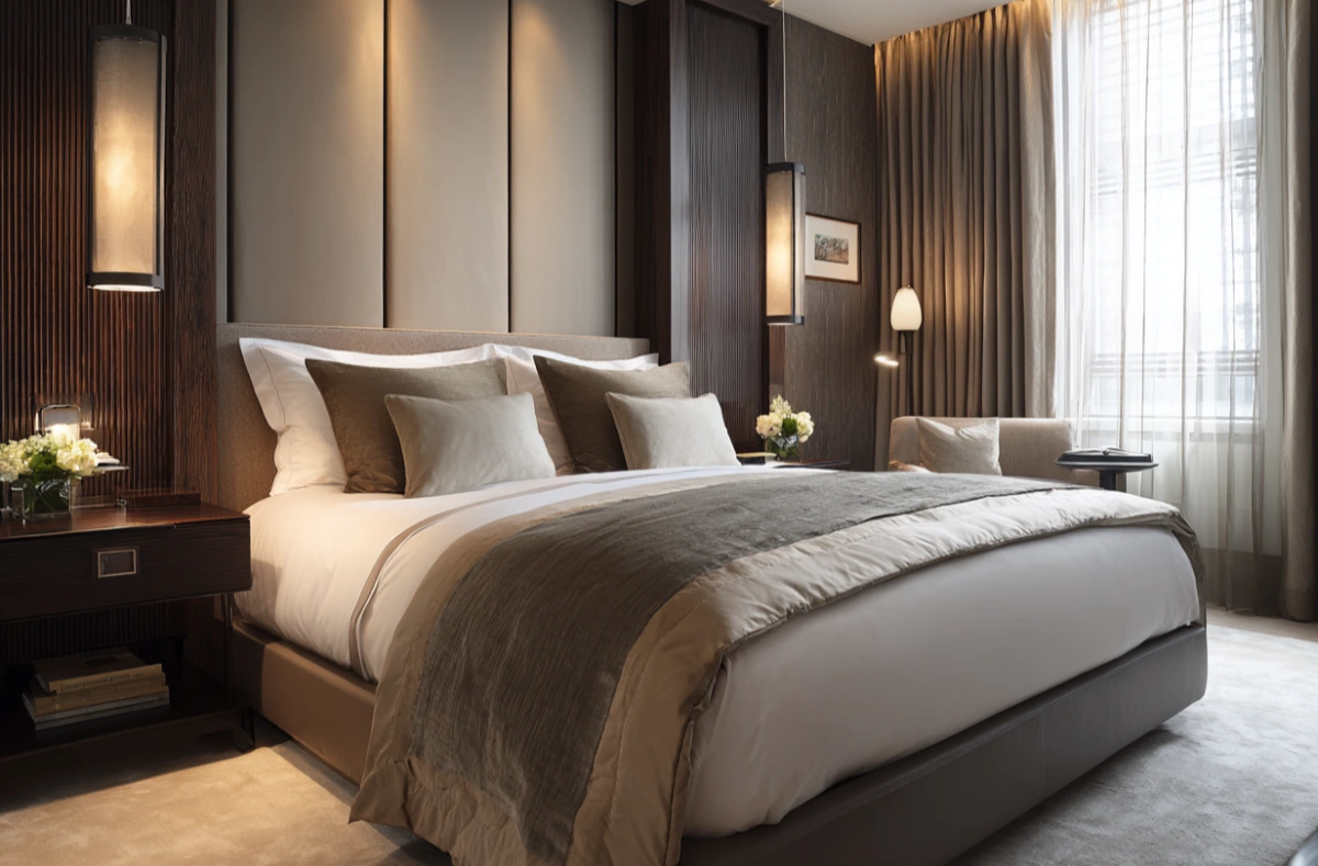 CenSo Home Luxury Hotel Bedroom with furniture