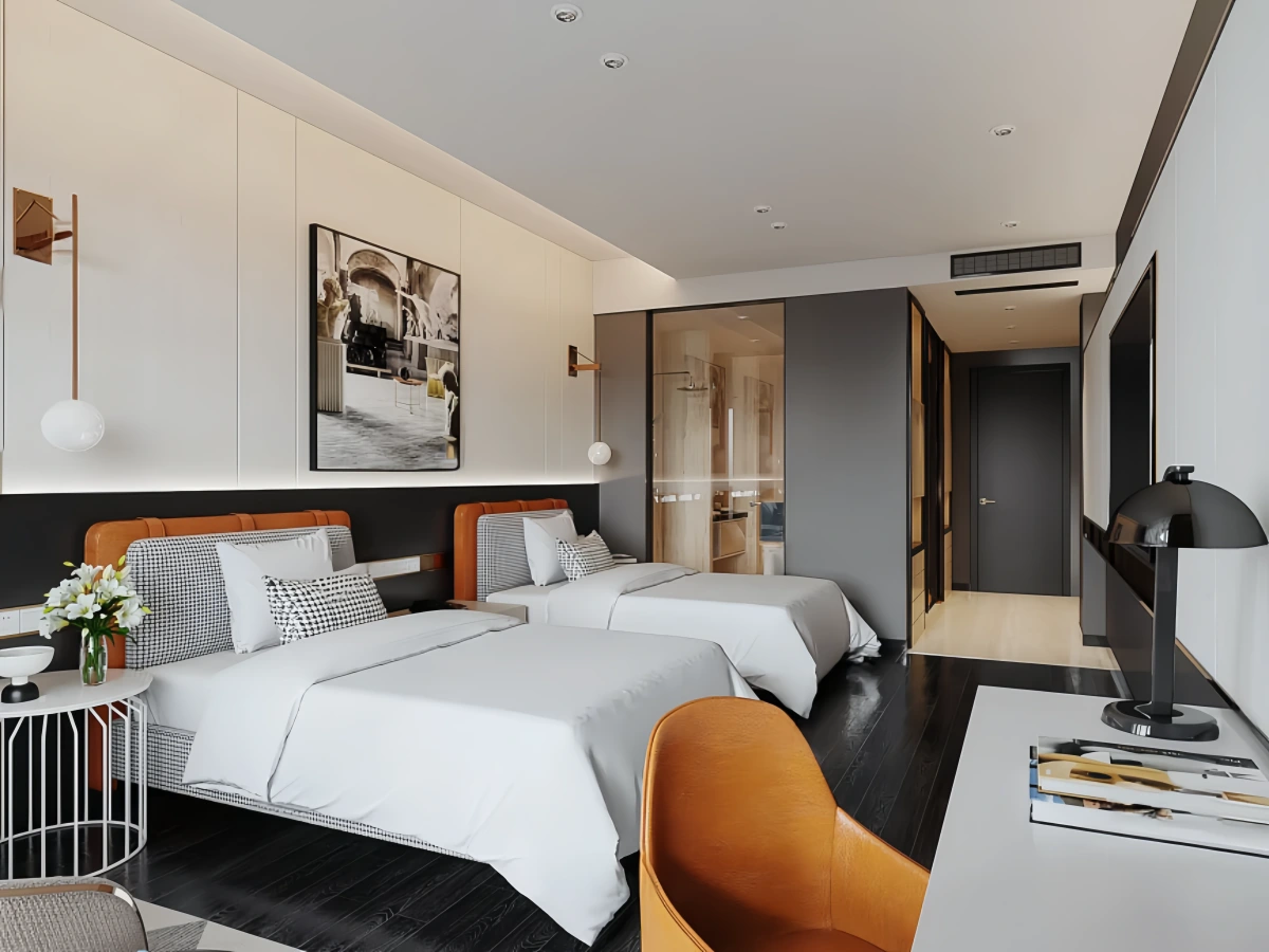 CenSo Home Minimalist Hotel Bedroom Style
