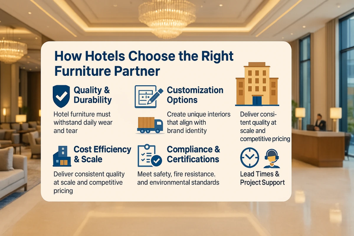 How Hotels owner choose the right furniture partner