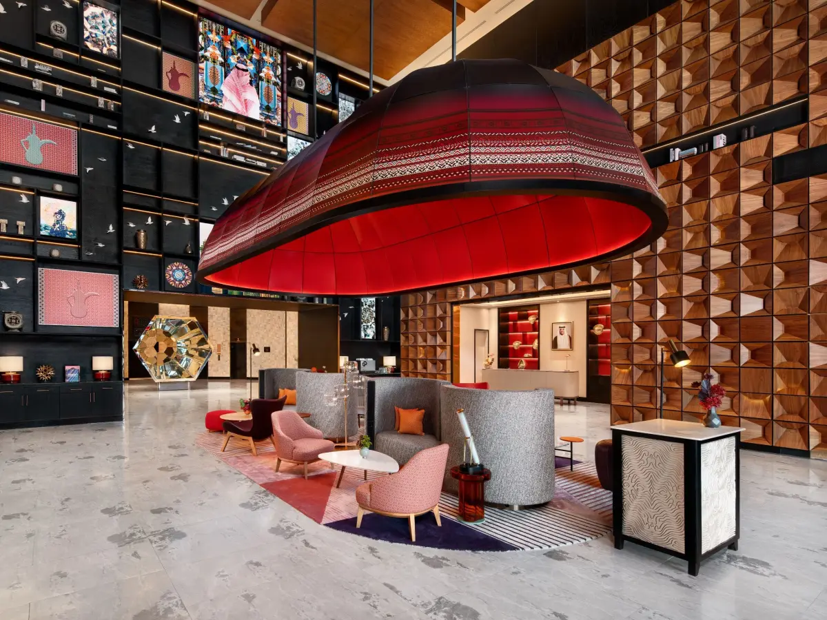 Andaz Doha lobby furniture from CenSo Home