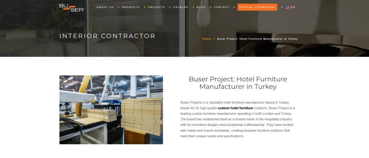 Buser Project Hotel Furniture