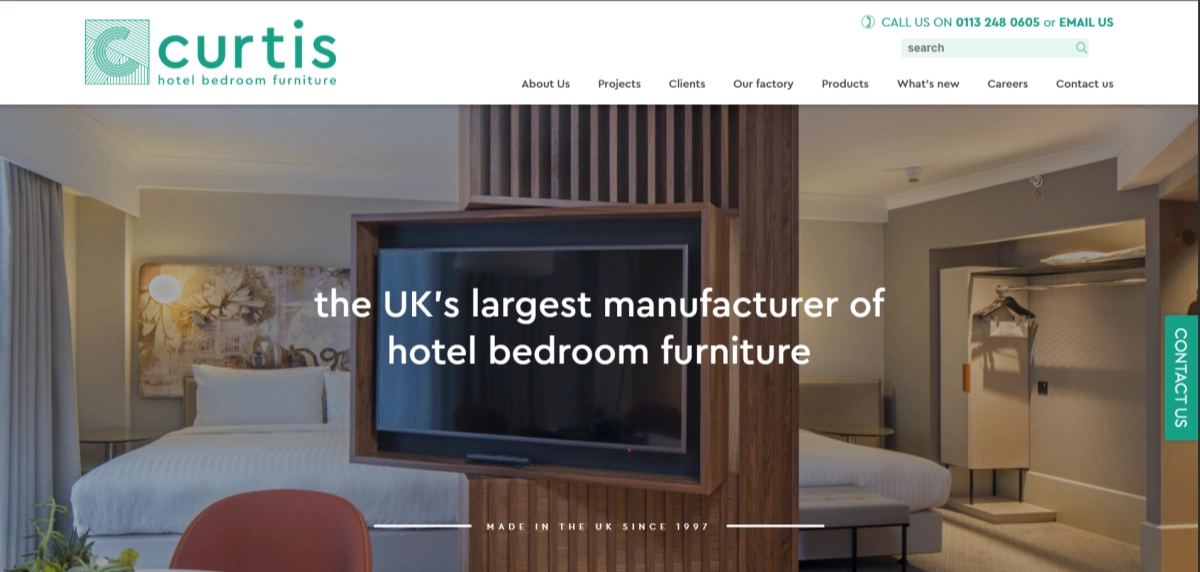 CURTIS HOTEL FURNITURE LOGO