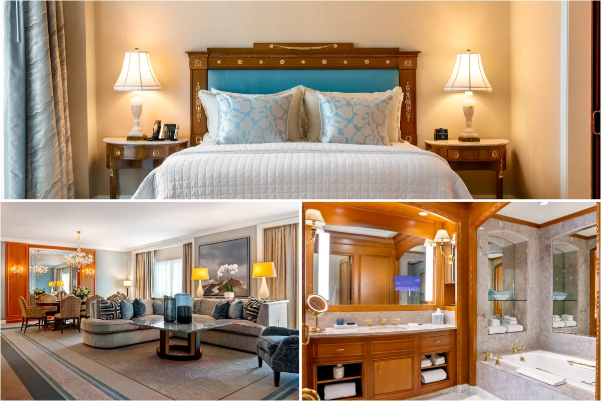 Hotel bedroom type Presidential & Signature Suites