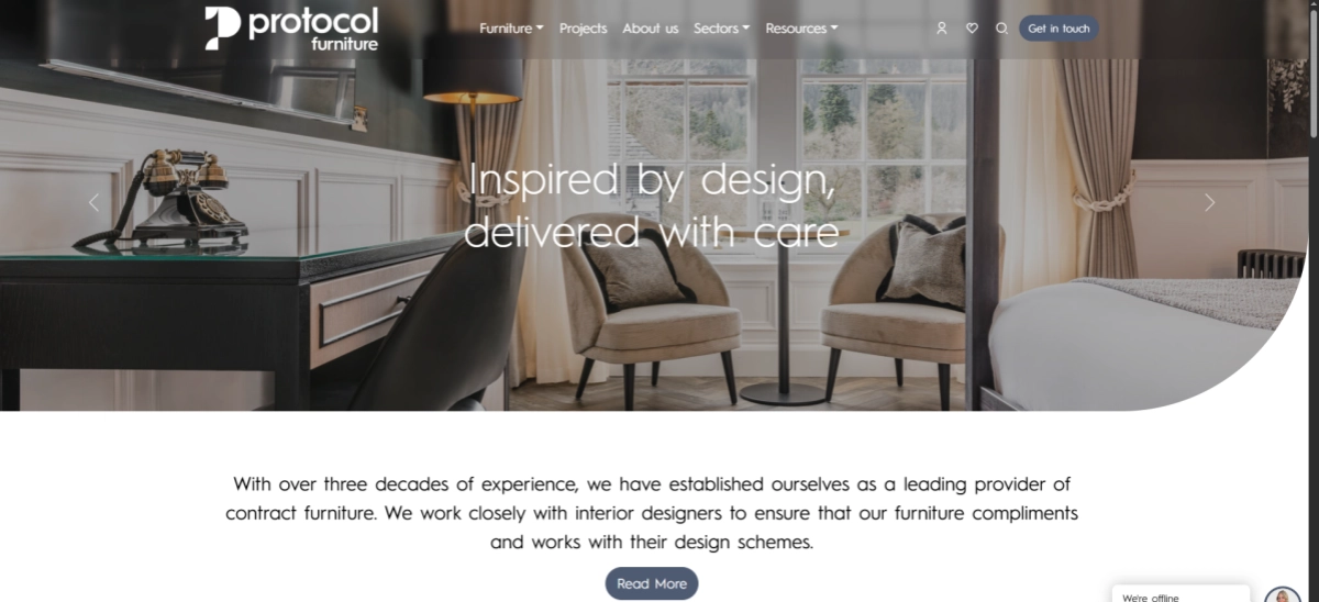 PROTOCOL FURNITURE WEBSITE