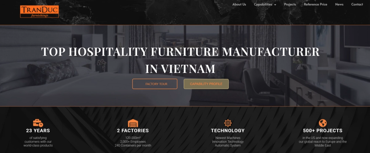 Tran Duc Vietnam Hotel Furniture