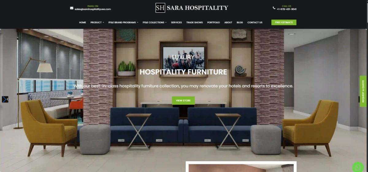Sara hospitality manufacturer