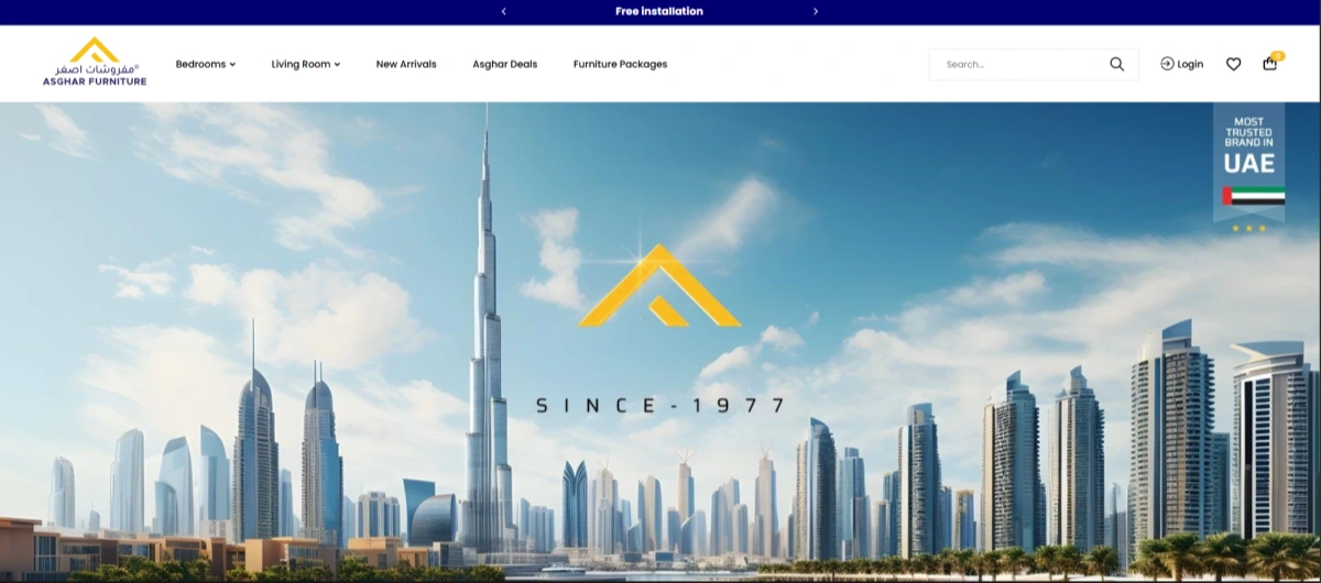 Asghar Furniture UAE Hotel Furniture