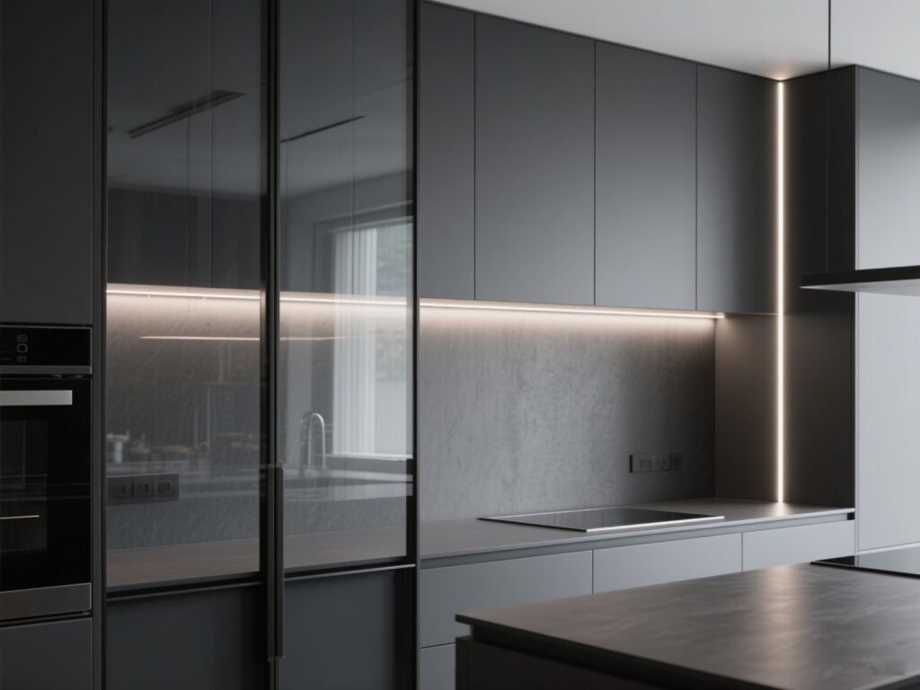 Frameless Glass Cabinets