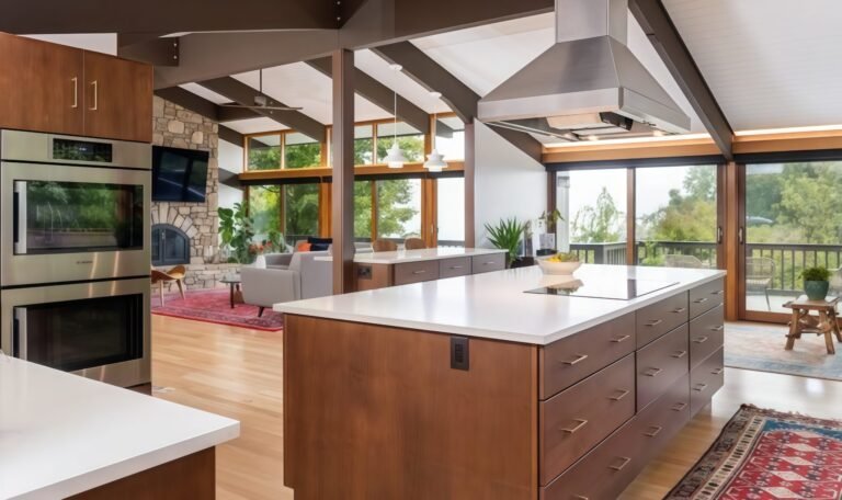 mid century modern kitchen cabinet doors