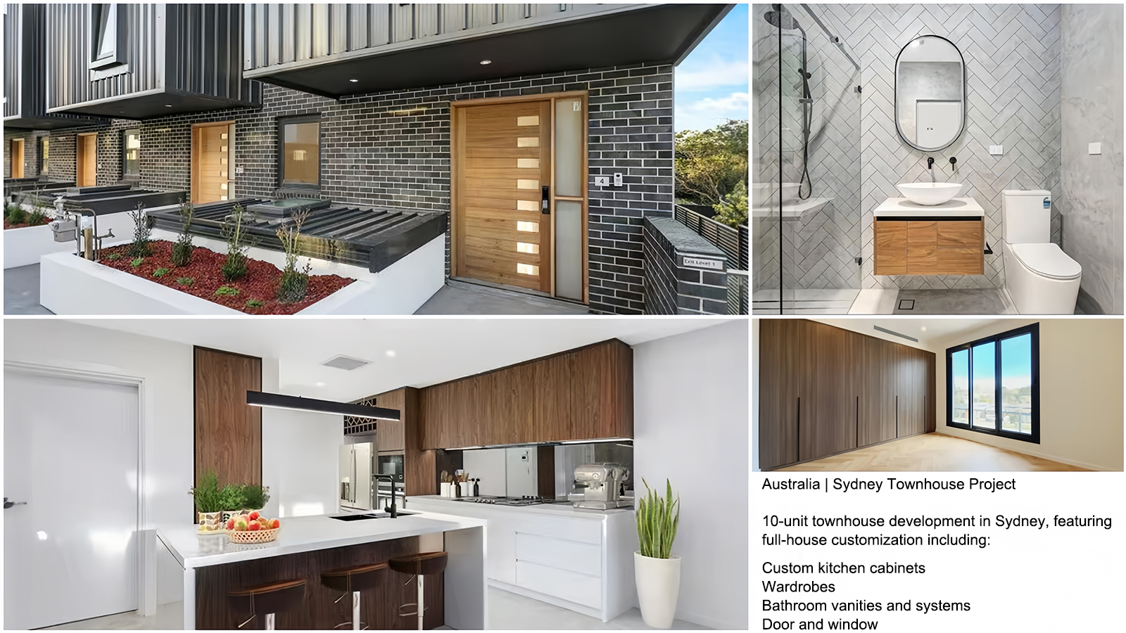Australia Villa Project with kitchen cabinet furniture door and window
