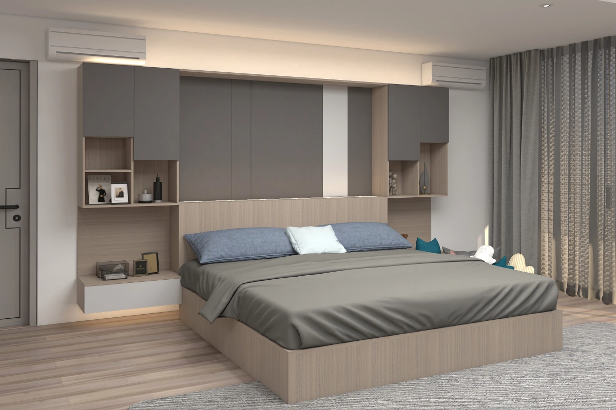 CenSo Home Custom Bedroom Cabinet and Bed
