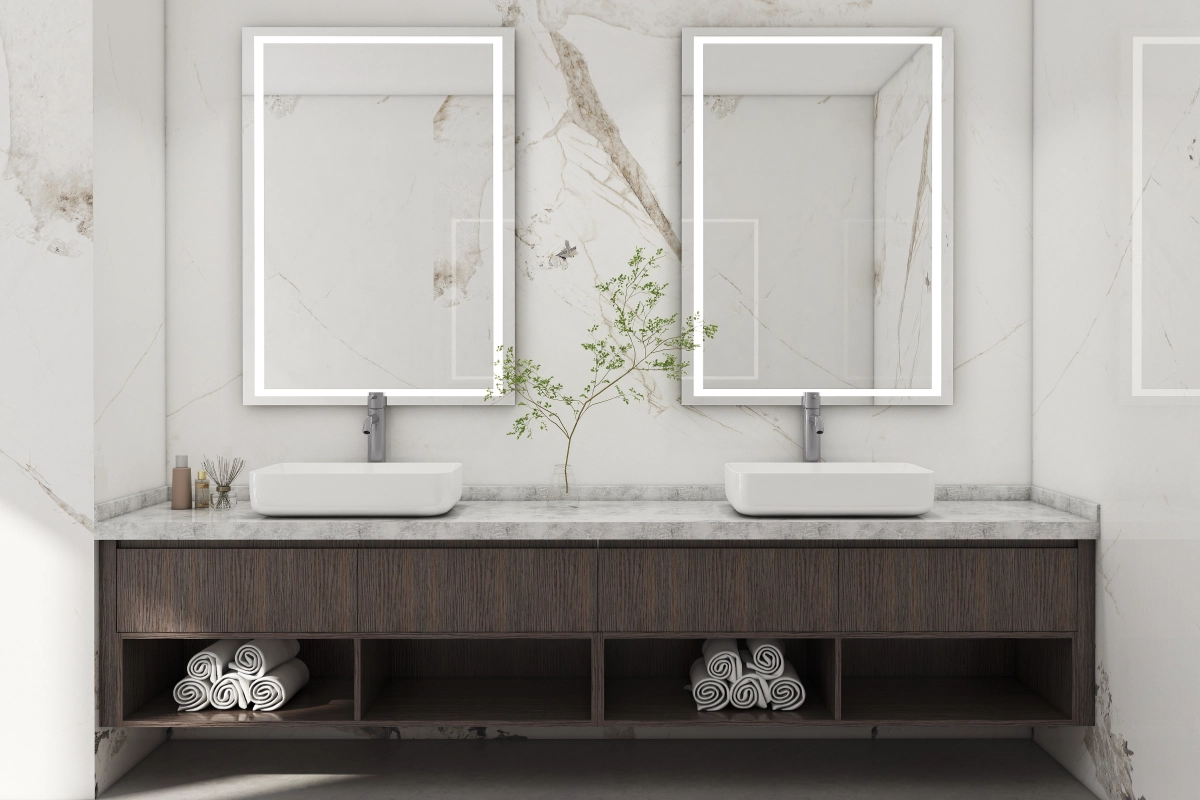 CenSo Home Custom Double Sink Bathroom Vanity