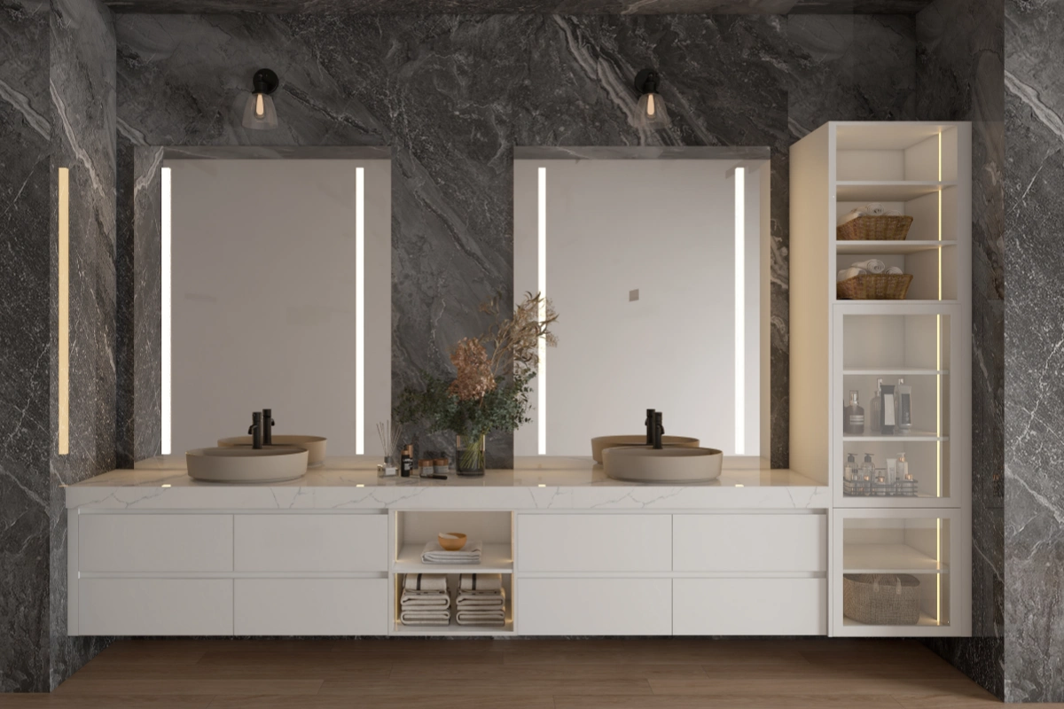 CenSo Home Custom Plywood Bathroom Vanity