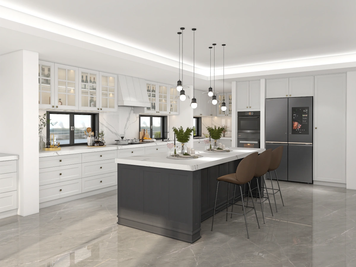 CenSo Home Custom Shaker Kitchen Cabinet
