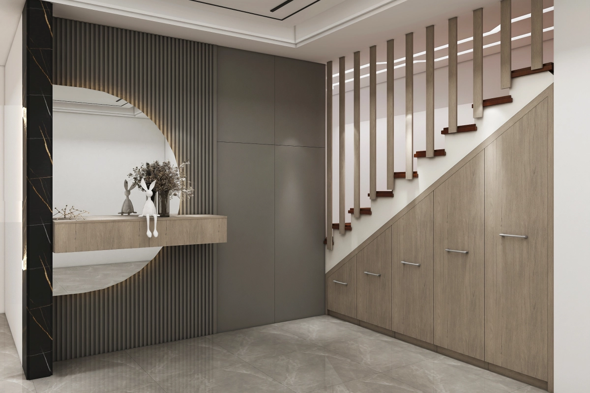 CenSo Home Staircase Storage Cabinet