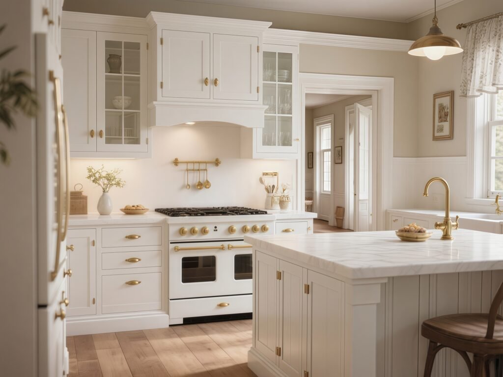 Vintage White Cabinets