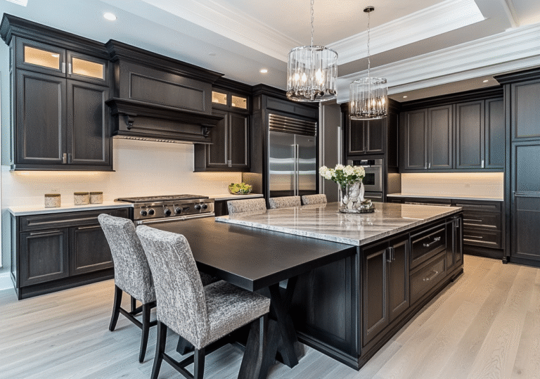 black cabinet kitchen designs