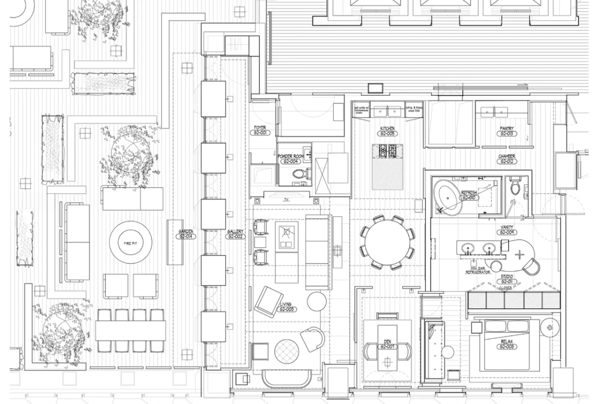 CenSO HOME hotel restaurant project layout