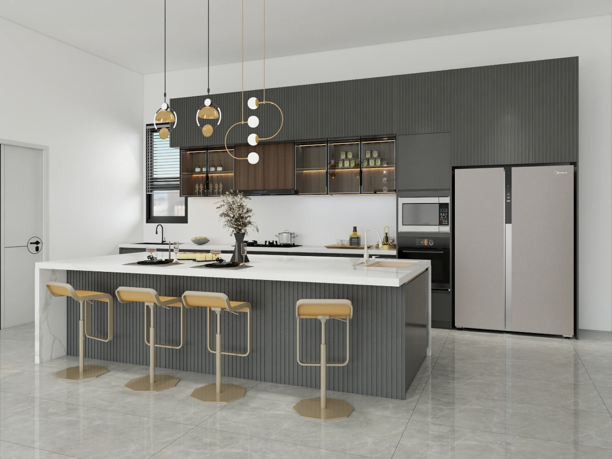 CenSo Home Best Paint Lacquer Kitchen Cabinet