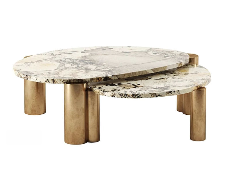 CenSo Home Custom Marble Coffee Tables for Luxury Lobbie