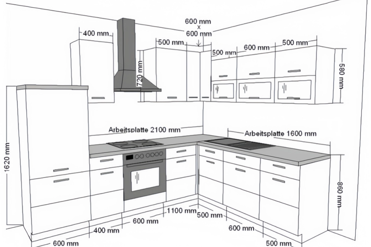 CenSo Home Custom Plywood kitchen cabinet size