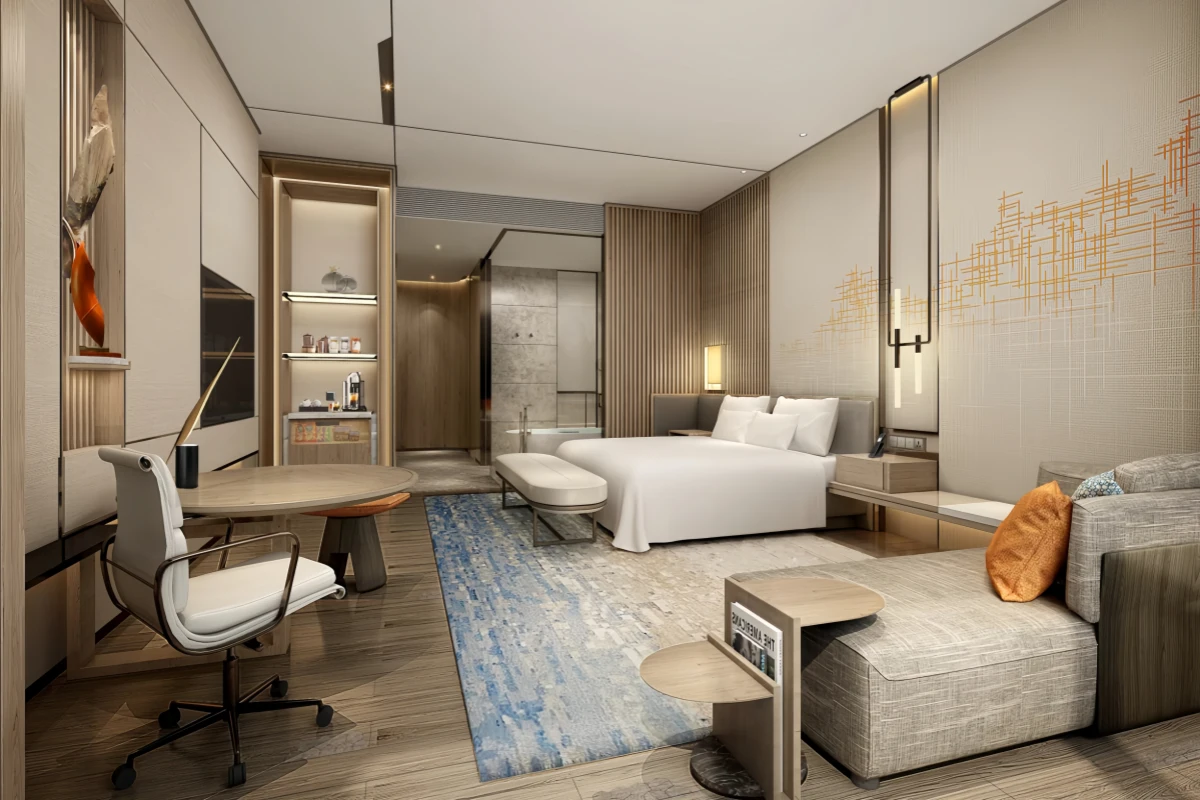 CenSo Home Modern Hotel Bedroom Set with Complete Furniture