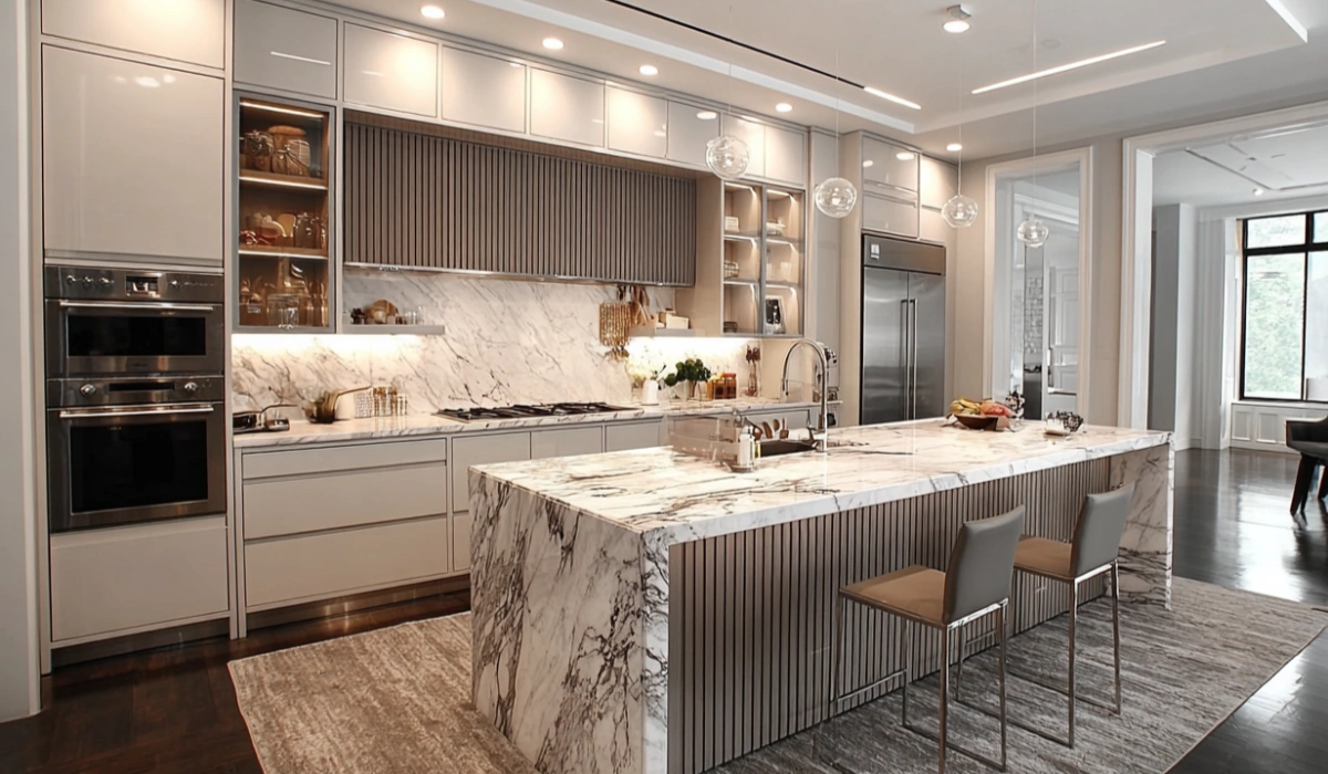 CenSo Home Modern luxury MDF kitchen cabinet