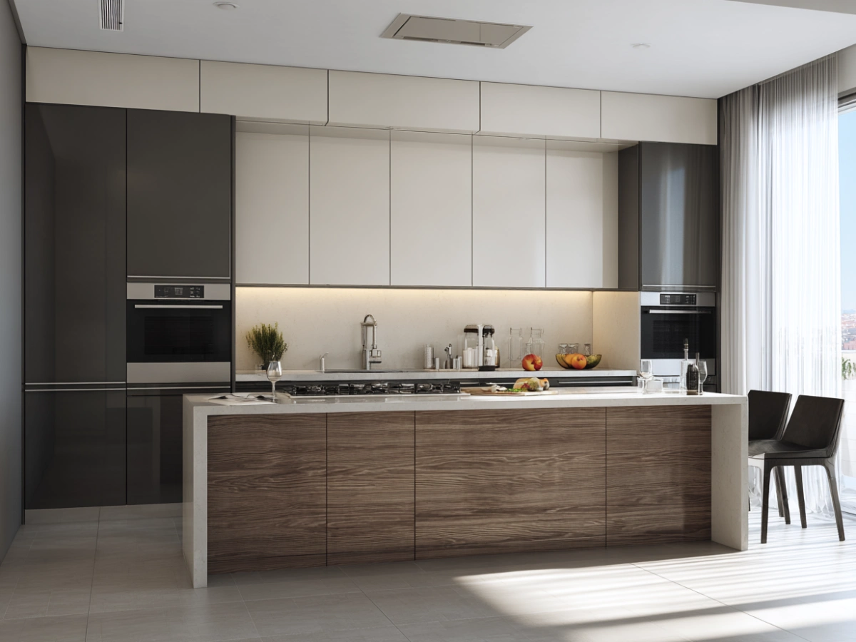 CenSo home modern MDF kitchen cabinet