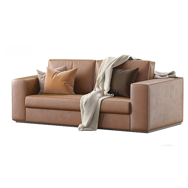 Classic style wooden frame hotel sofa