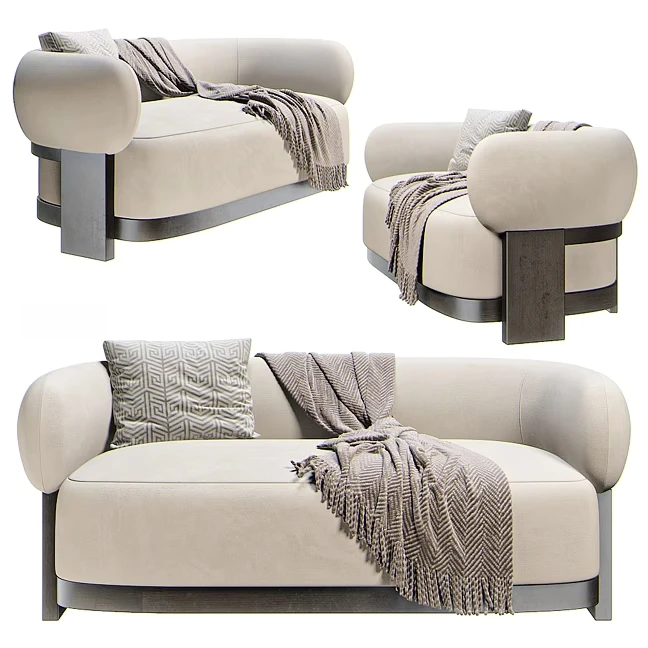 Premium uphostery hotel bedroom sofa