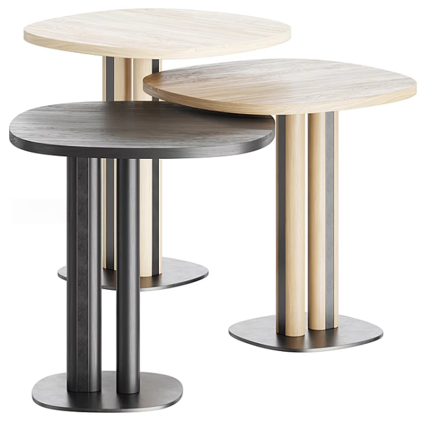 Unique narrow bedroom side table