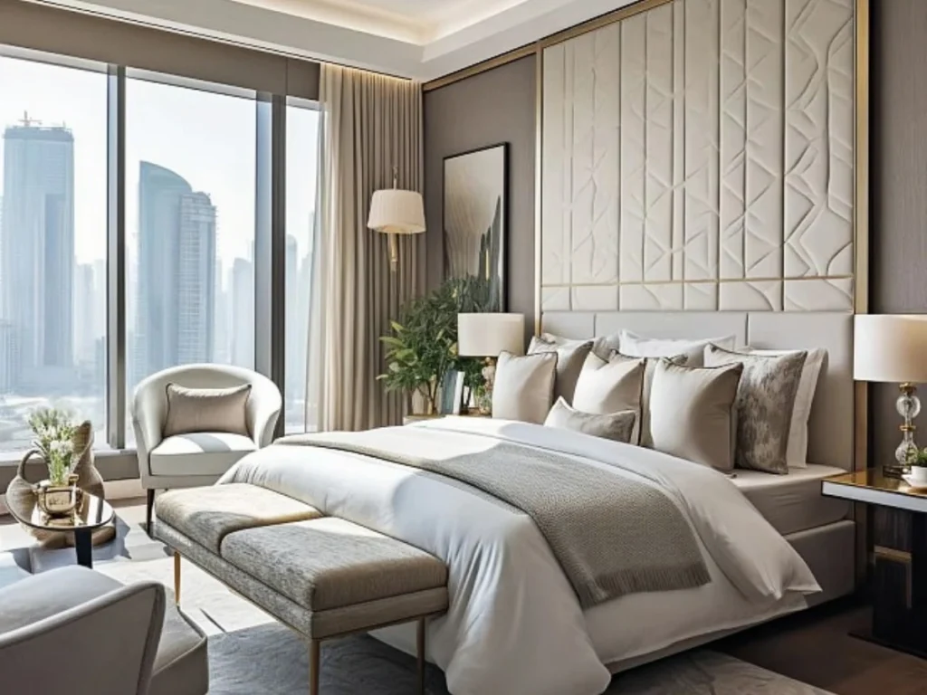 censo home luxury high headboard hotel room furniture design