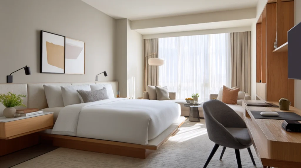 CenSo Home Contemporary Hotel Room Design