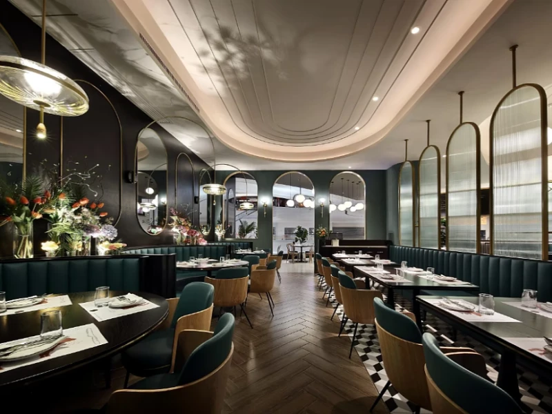 CenSo Home Contemporary Marble Restaurant Table With Dining Chairs