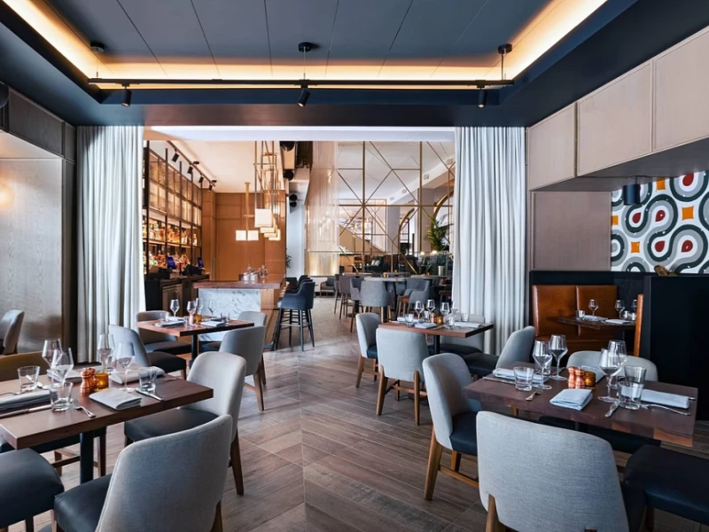 CenSo Home Minimalist Café Table and Dining Chairs for Restaurants