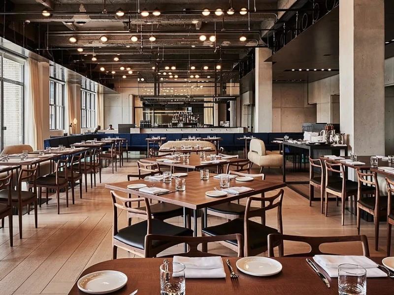 CenSo Home Solid Wood Restaurant Table and Classic Dining Chairs Set